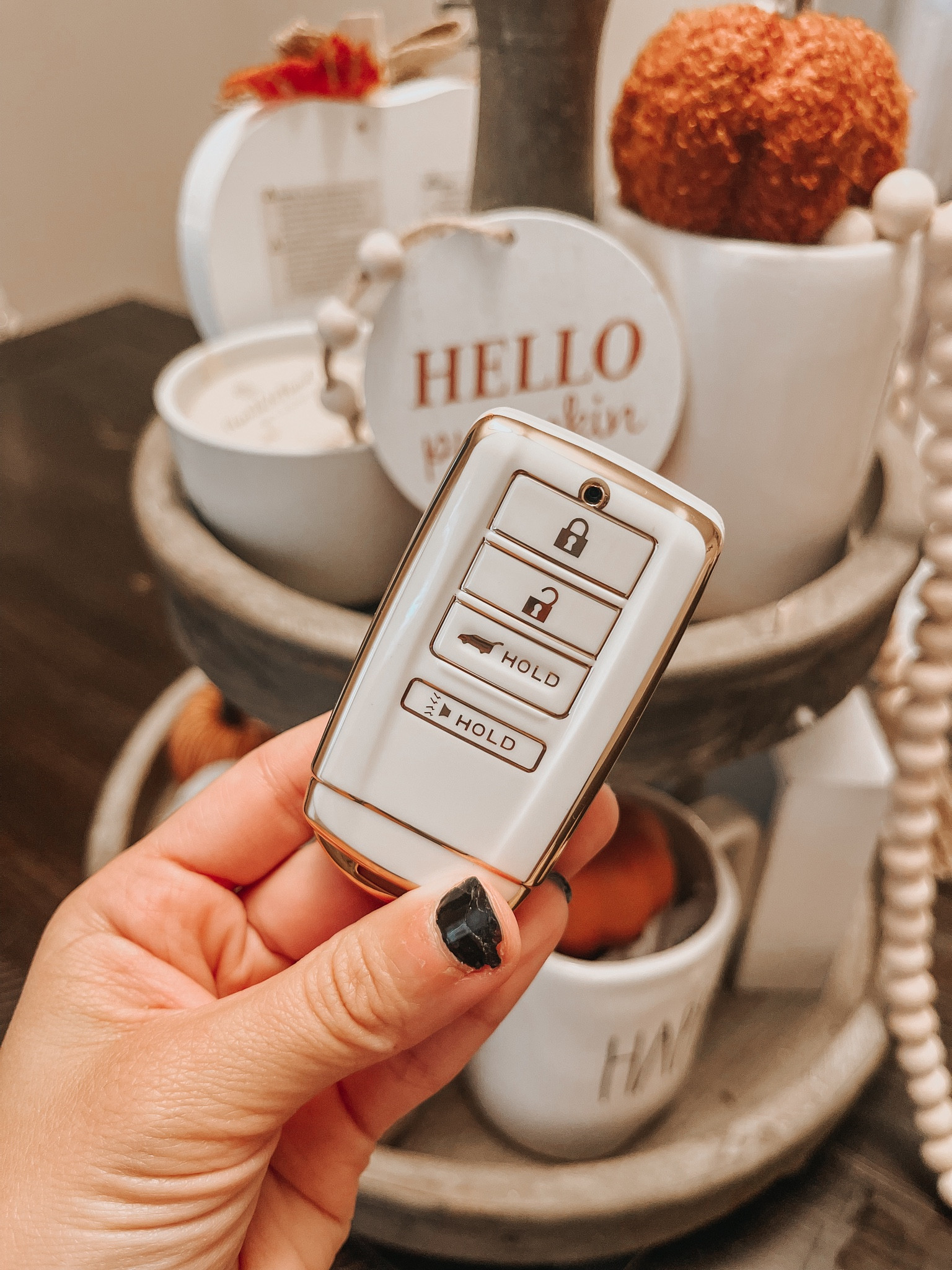 White & gold key fob cover from Amazon! Fits all Acura Keys! I also listed other from other car brands! 

#LTKstyletip #LTKhome #LTKsalealert