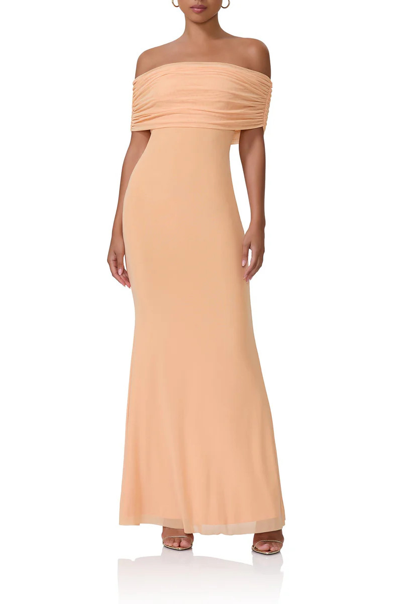 McCall Maxi Dress - Peach Fuzz | ShopAFRM