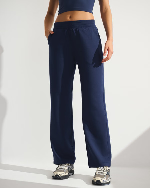 YPB neoKNIT On The Go Straight Leg Pant | Abercrombie & Fitch (US)