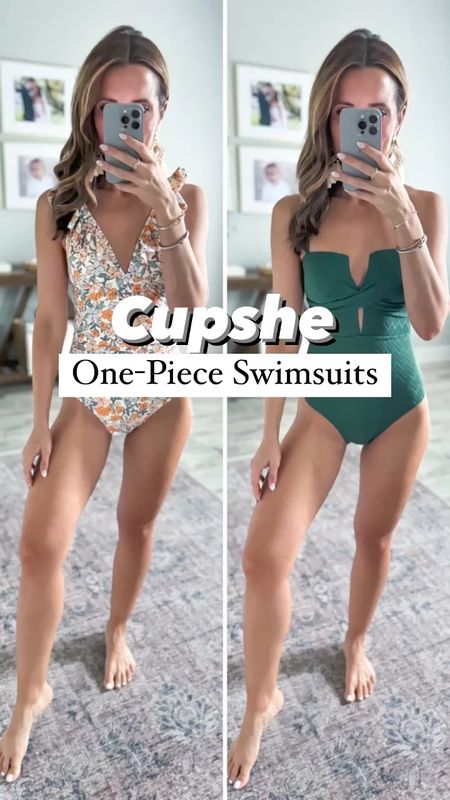 Cupshe swimsuits. One piece swimsuits. One piece bathing suits. Beach vacation. Honeymoon. Bachelorette party. Cruise outfits. Wearing XS in each.  @cupshe #cupshecrew  #cupshe #ad
LisaM15 15% off on $70+ // LisaM20 20% off on $109+ 

#LTKswim #LTKtravel #LTKfindsunder50