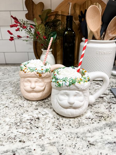 Frozen Hot Chocolate Milkshakes - The perfect holiday treat!

Recipe:
2 Scoops Vanilla Ice Cream
1 Cup Milk
4 Tablespoons Hot Chocolate Mix
Ice Cubes (Optional)


Whipped Cream - Topping
Marshmallow Cream & Sprinkles - Garnish

Spread marshmallow cream around rim of cup and roll in sprinkles. Blend milkshake ingredients until smooth. Add to cup. Top with whipped cream! Enjoy! 

#LTKkids #LTKHoliday #LTKSeasonal