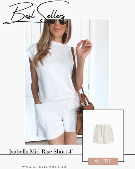 Top five of this week Best Sellers - Varley comfy and chic mid rise shorts

#LTKstyletip #LTKover40 #LTKU