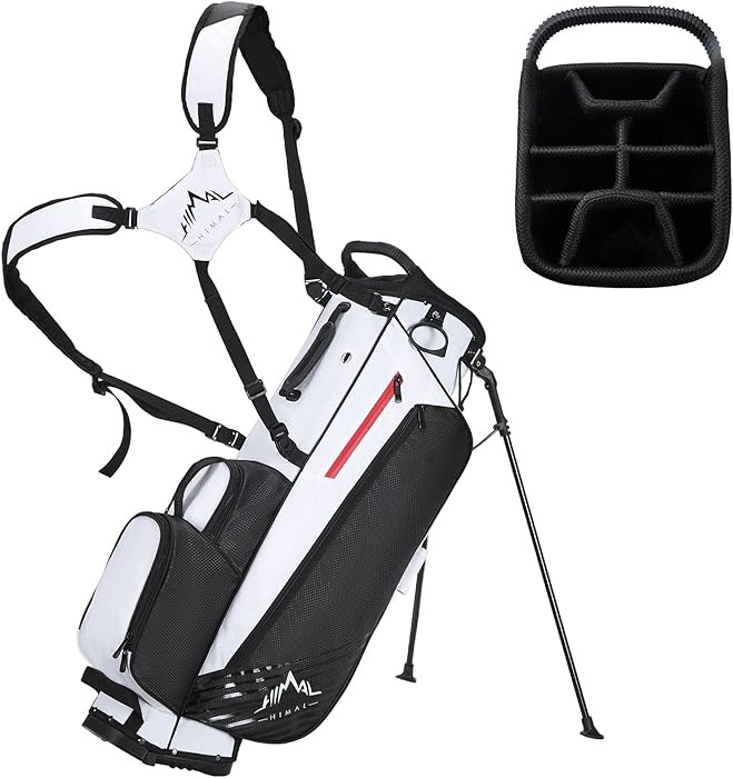 8-Way Golf Stand Bag, Lightweight Walking Golf Bag with Full-Length Dividers, Cooler Pocket and R... | Amazon (US)