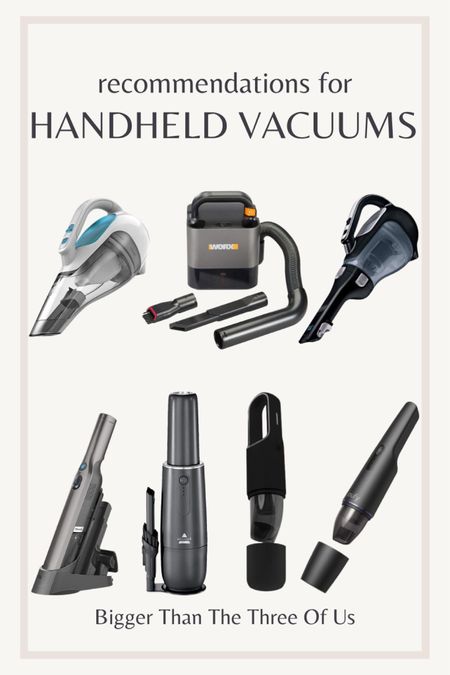 Recommended vacuums from you to me! I’ve been shopping for a small vacuum to deal with kitchen crumbs and these are the ones that you all recommended. Back to school present for myself?! 

#LTKunder100 #LTKhome #LTKBacktoSchool
