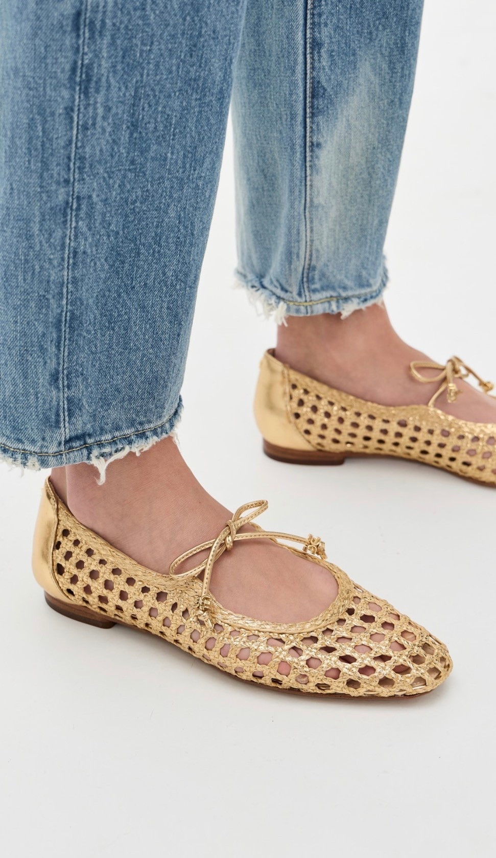 Gold flats 
Spring shoes 

#LTKSeasonal