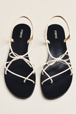 Maeve Strappy Bow Sandals | Anthropologie (US)