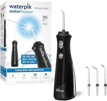 Waterpik Cordless Pearl Rechargeable Portable Water Flosser for Teeth, Gums, Braces Care and Trav... | Amazon (US)