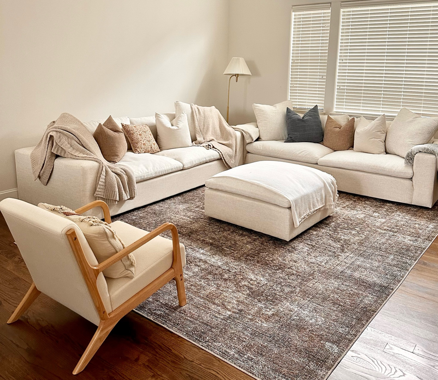 Living room decor 
Living room inspo
Living room inspiration 
Living room furniture
White couch
White sectional 
White sofa
White couch ottoman 
Mid century modern accent chair
Accent chair 
Living Spaces couch 
Cloud couch dupe 
Amber Interiors
Amber Lewis X Loloi rug
Amber Lewis rug 
Amber interiors rug
Home decor
Interior design 
Living room lamp
Gold floor lamp
Living room floor lamp 

#ltksalealert #ltkbump #ltkcurves #LTKfit #LTKeurope #LTKbrasil #LTKstyletip #LTKbaby #LTKswim #LTKunder100 #LTKunder50 #LTKtravel #LTKhome #LTKfamily #LTKworkwear #LTKbeauty #LTKgiftguide #LTKCyberWeek #LTKholiday #LTKSeasonal 

#LTKhome #LTKsalealert #LTKFind