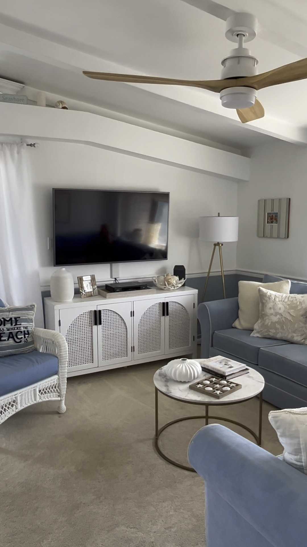 Love our new media console table with rattan cabinet doors from Amazon!

Rattan console table, white media cabinet, arched cabinet, rattan arched door cabinet, white console table, sideboard, media cabinet, brass floor lamp, tripod floor lamp, round coffee table, brass marble table, Studio McGee floor lamp on sale, woven bamboo Roman shade, whitewash shade, natural ceiling fan, ceiling fan with light wood blade, white ceiling fan with light. 

#amazon #target

#LTKstyletip #LTKFind #LTKhome