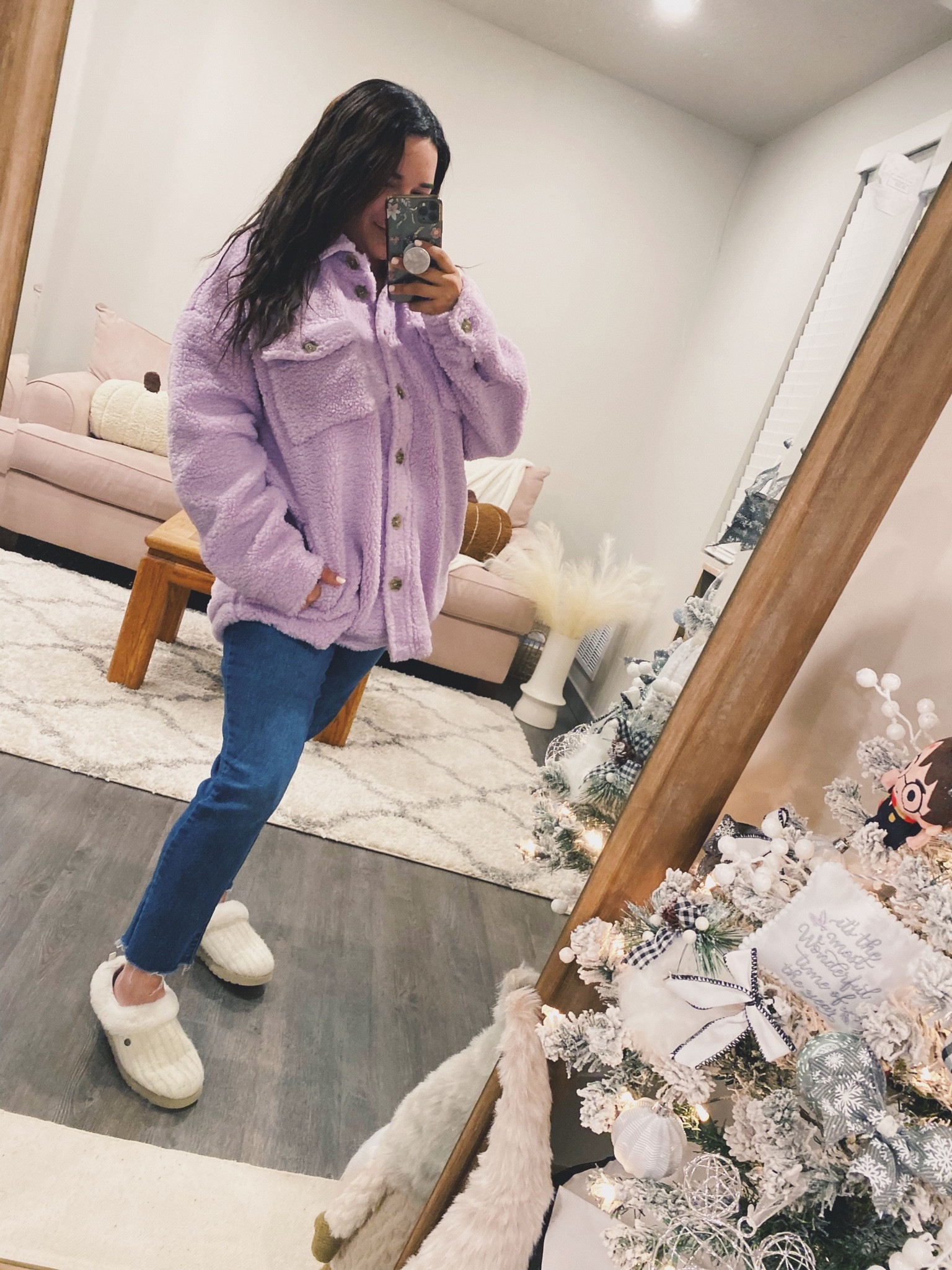 🤍 Cozy + Casual winter outfit for family gatherings and Christmas 

💜Winter OOTD 
Sketchers BOBS Slippers 

Cardigan jacket under $40
winter outfit,, holiday outfit, brown boots, socks, legs warmers, waffle crew neck sweater nude beige brown black clean girl midsize under 20 natural colorful Jean Nordstrom under $60

#LTKshoecrush #LTKfindsunder50 #LTKSeasonal