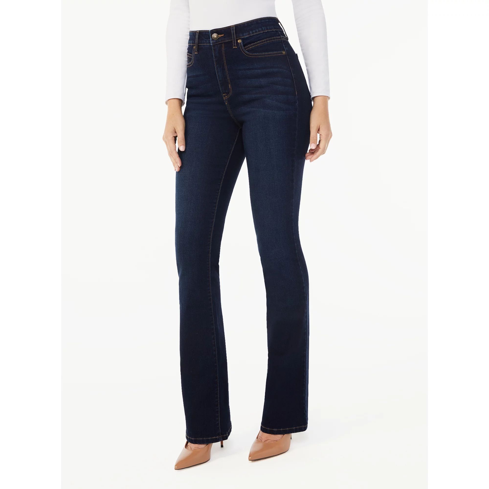 Sofia Jeans Women's Amaya Curvy Bootcut Super High Rise Jeans | Walmart (US)