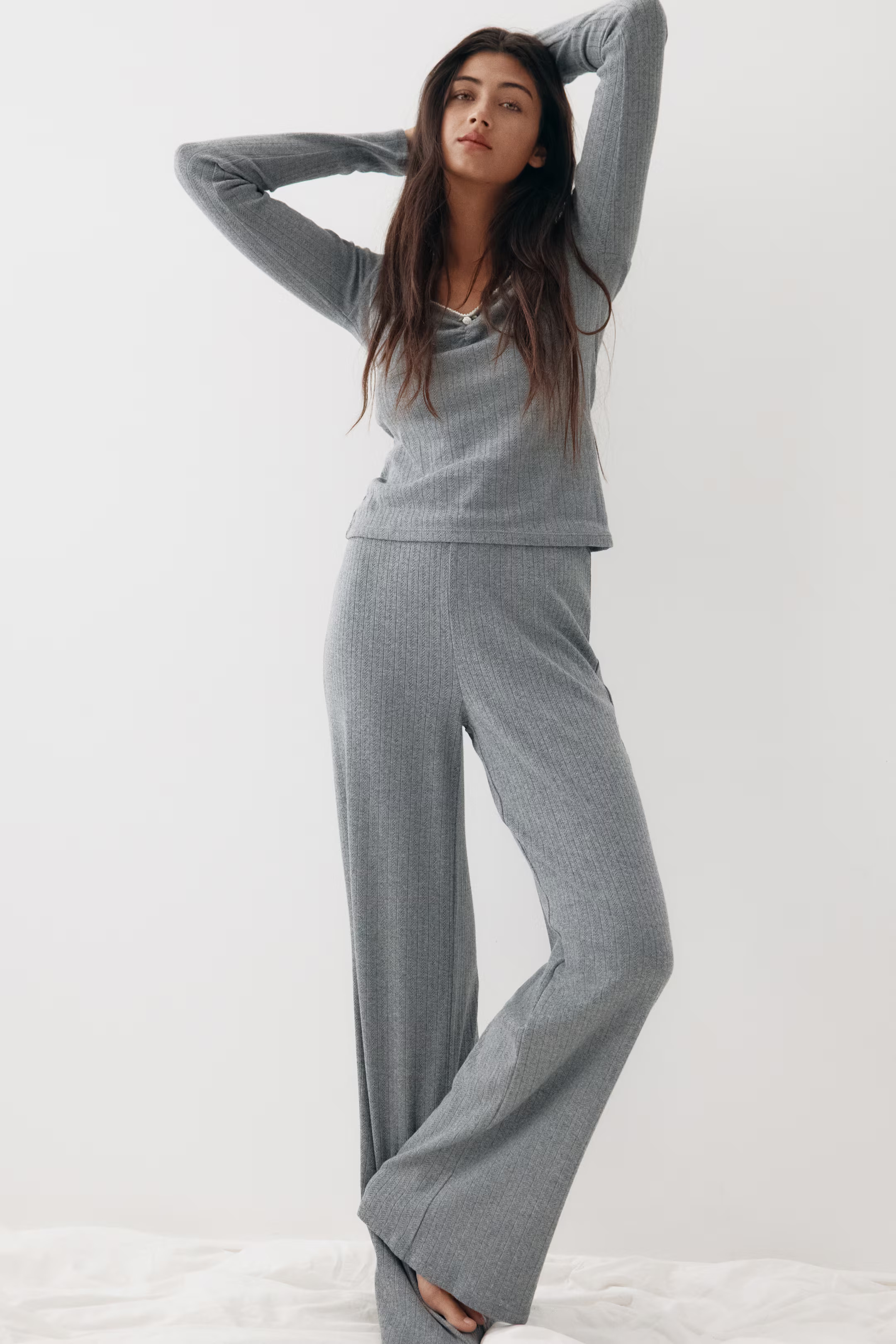 Cotton Pointelle Pajamas | H&M (US + CA)