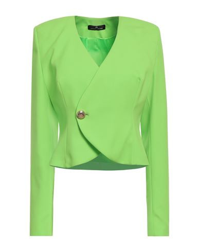 Monique Garçonne Woman Blazer Lime green Size 12 PES - Polyethersulfone | YOOX (US)
