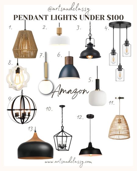 I'm so excited to share with you some of my favorite pendant lamps that won't break the bank - 10 unbelievably stunning and modern options, each costing under $100! Looking for a chandelier or pendant light typically means shelling out massive sums of money at most retailers, but I'm here to tell you that there are beautiful options out there that won't hurt your wallet. Let me show you how to add some serious glamour to your living space while still being able to afford your rent - it's possible! Scroll through these amazing chandeliers and pendants and see for yourself.

Pendant lights 
Amazon finds
Pendant lights under $100
Farmhouse pendant lights
Wood pendant light
Woven pendant light
Boho pendant light

#LTKhome #LTKunder100 #LTKFind
