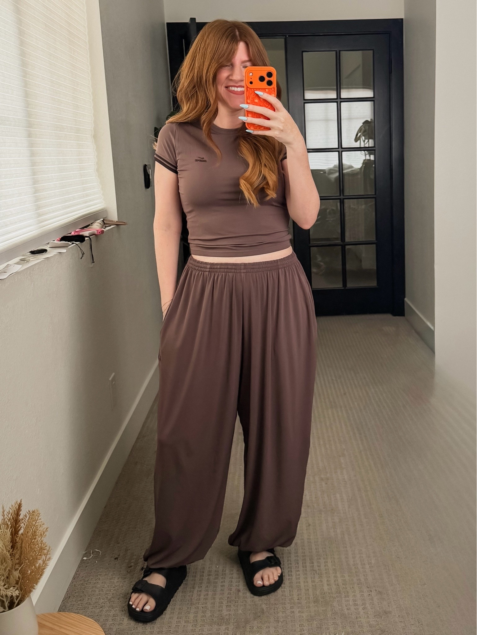 Nike x skims set is so comfy! Obsessed. Size small in pants and medium in top.

#LTKootd #LTKmomlife #LTKPetite