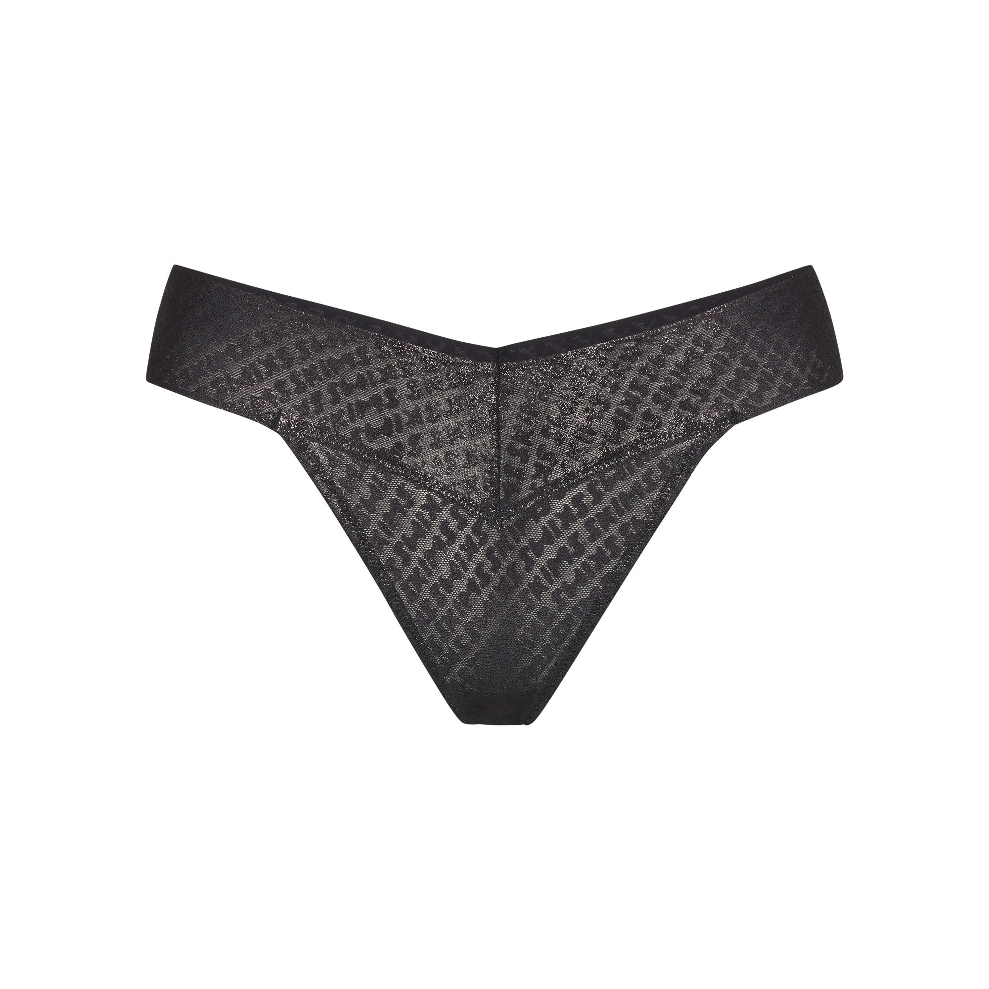 LOGO MESH FOIL THONG | SKIMS (US)