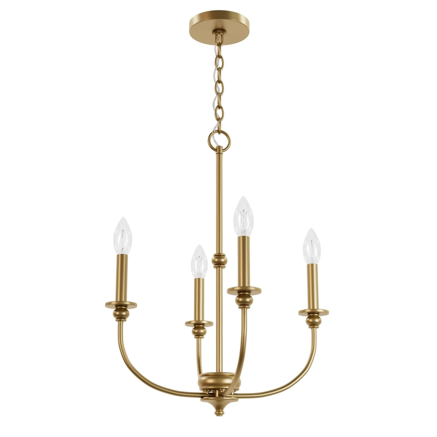 Hunter Southcrest 4 Light Chandelier 18 inch Ceiling Light | Hunter Fan Company