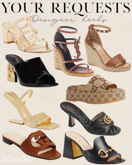 Designer heels for summer 

#LTKshoecrush
