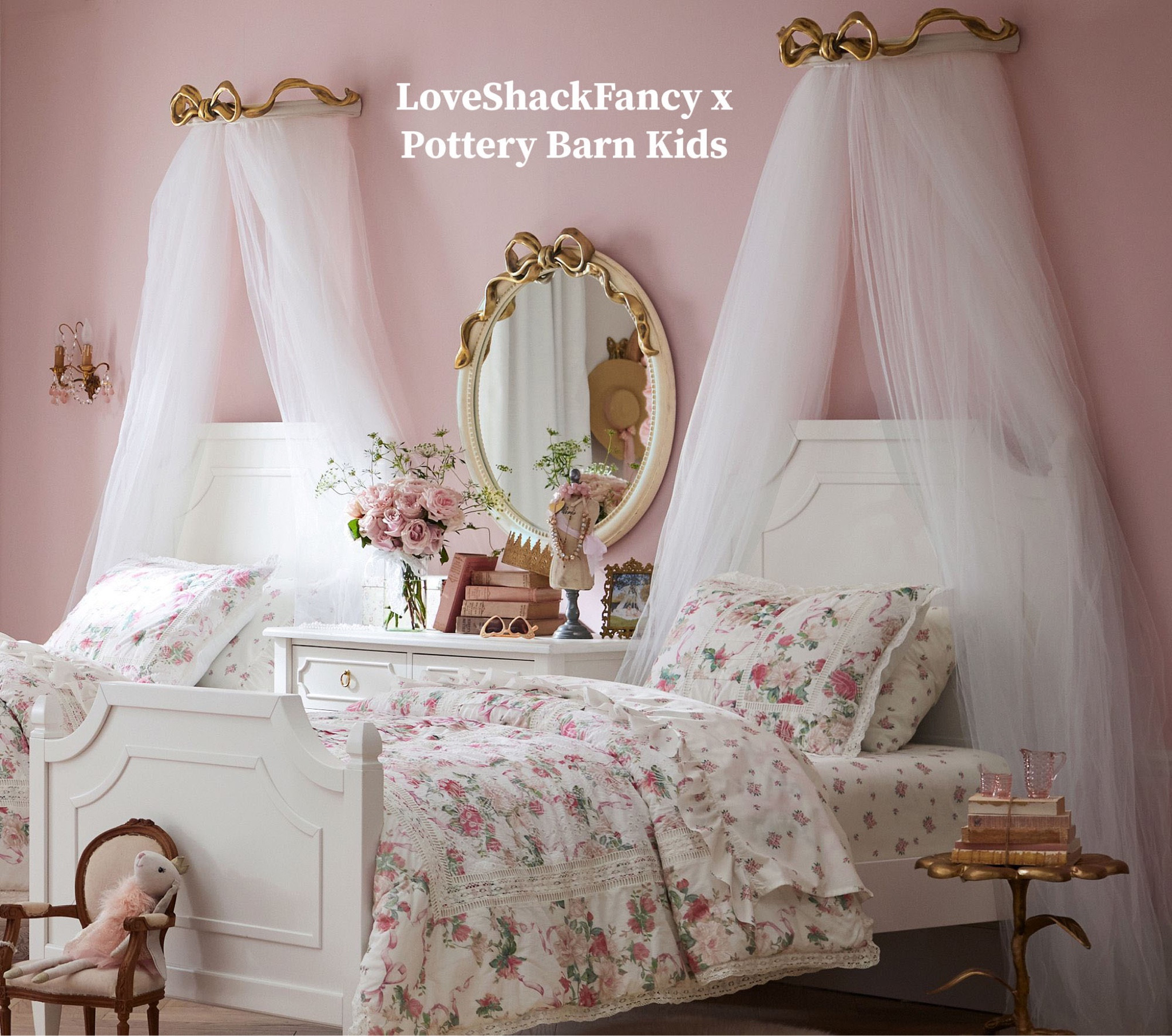 LoveShackFancy x Pottery Barn Kids collab with romantic rose patterns 

#LTKFind #LTKhome #LTKkids