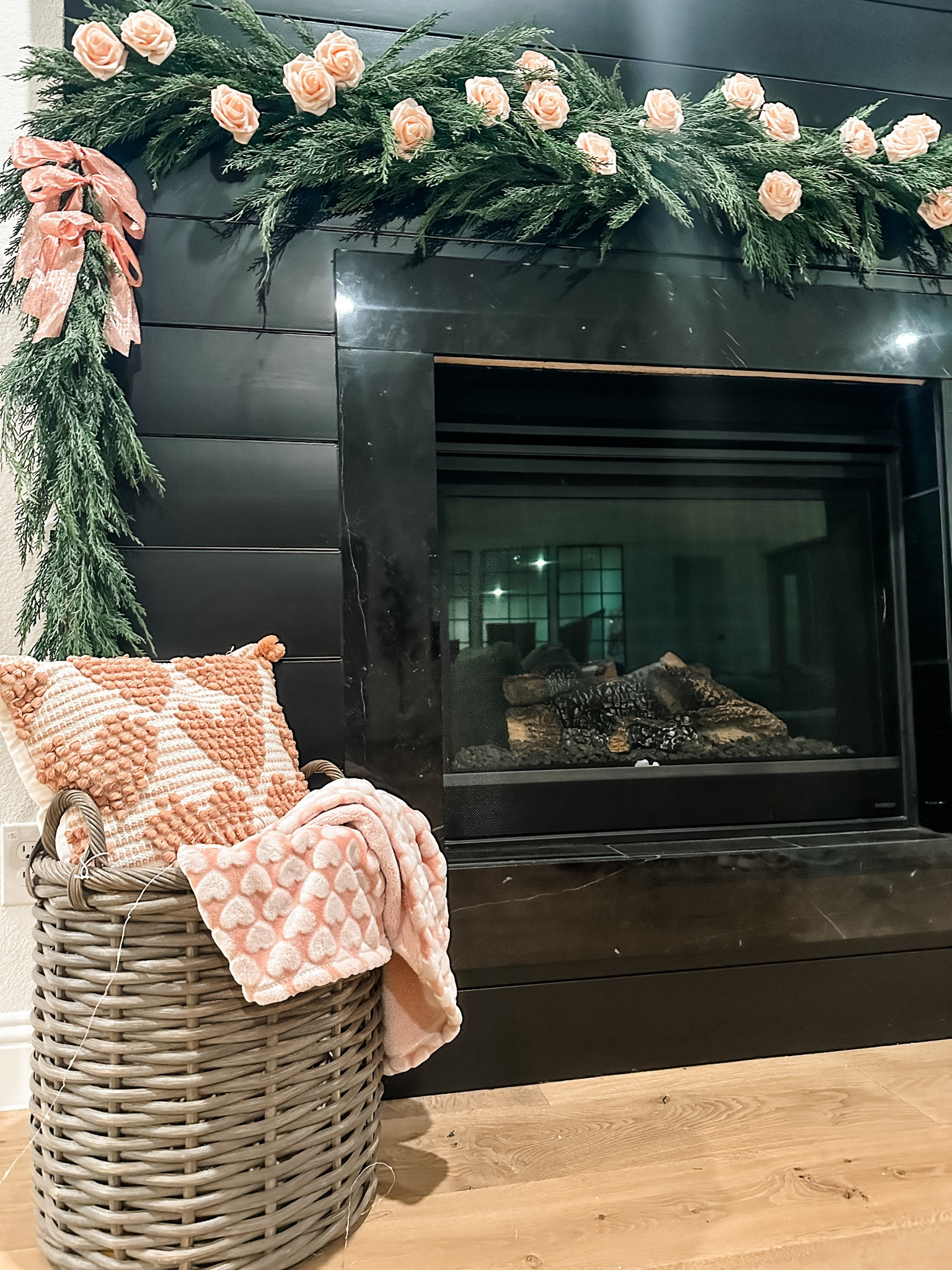 Valentine’s Day decorations. Valentine’s garland mantle 

#LTKstyletip #LTKSeasonal #LTKhome