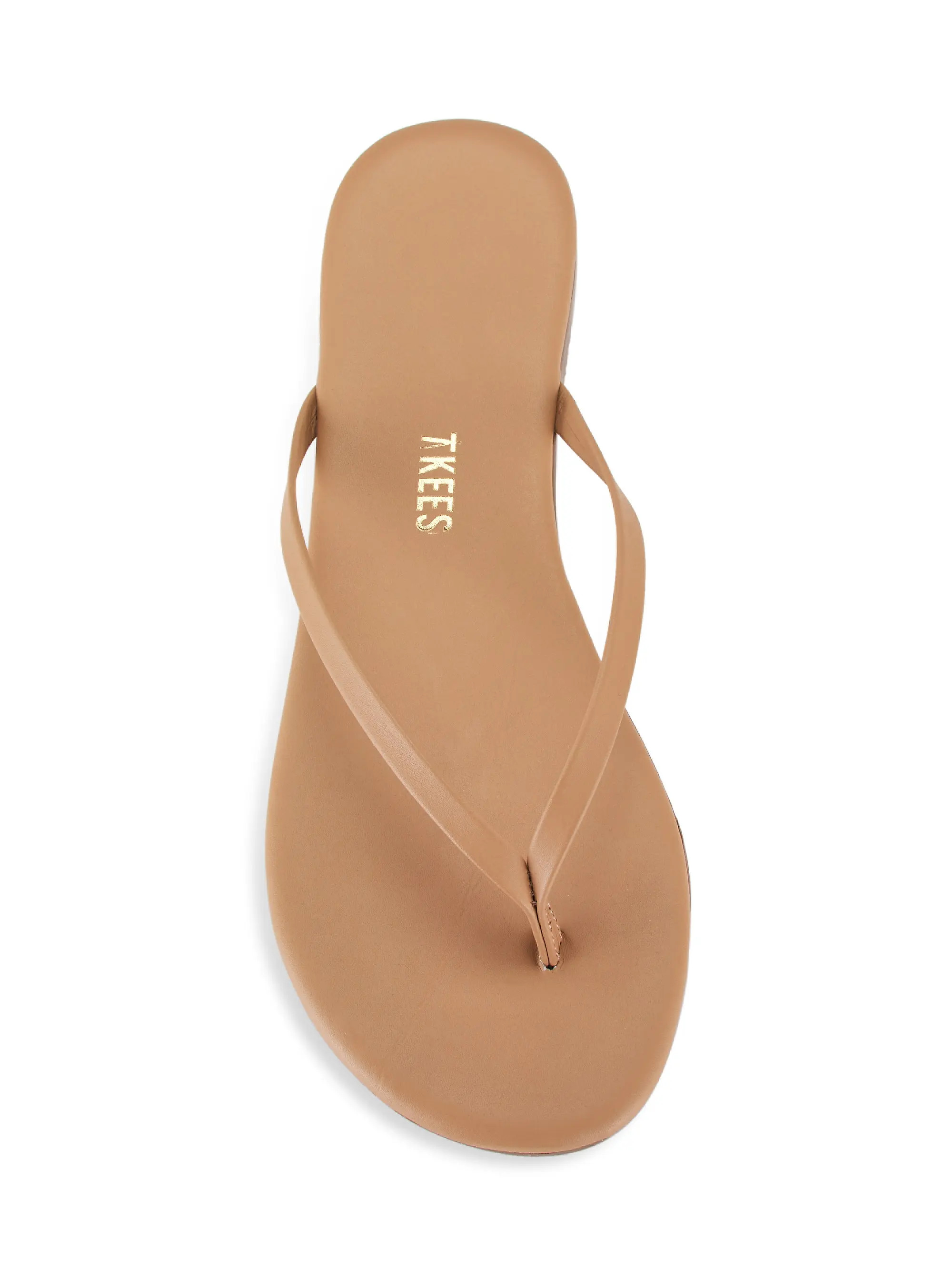 Foundations Matte Leather Flip Flops | Saks Fifth Avenue