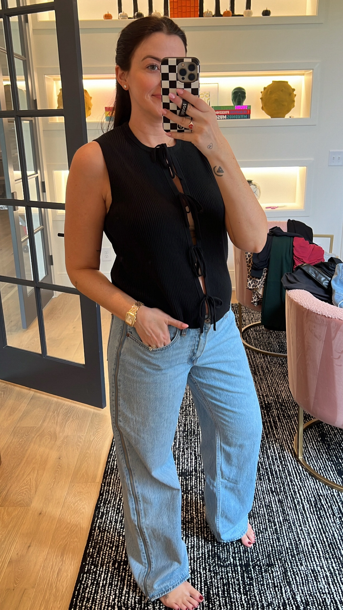 Finally caved on the tie-front top trend! I love this sleeveless sweater one from Abercrombie. 20% off with AFLTK

#LTKSaleAlert #LTKStyleTip #LTKFallSale