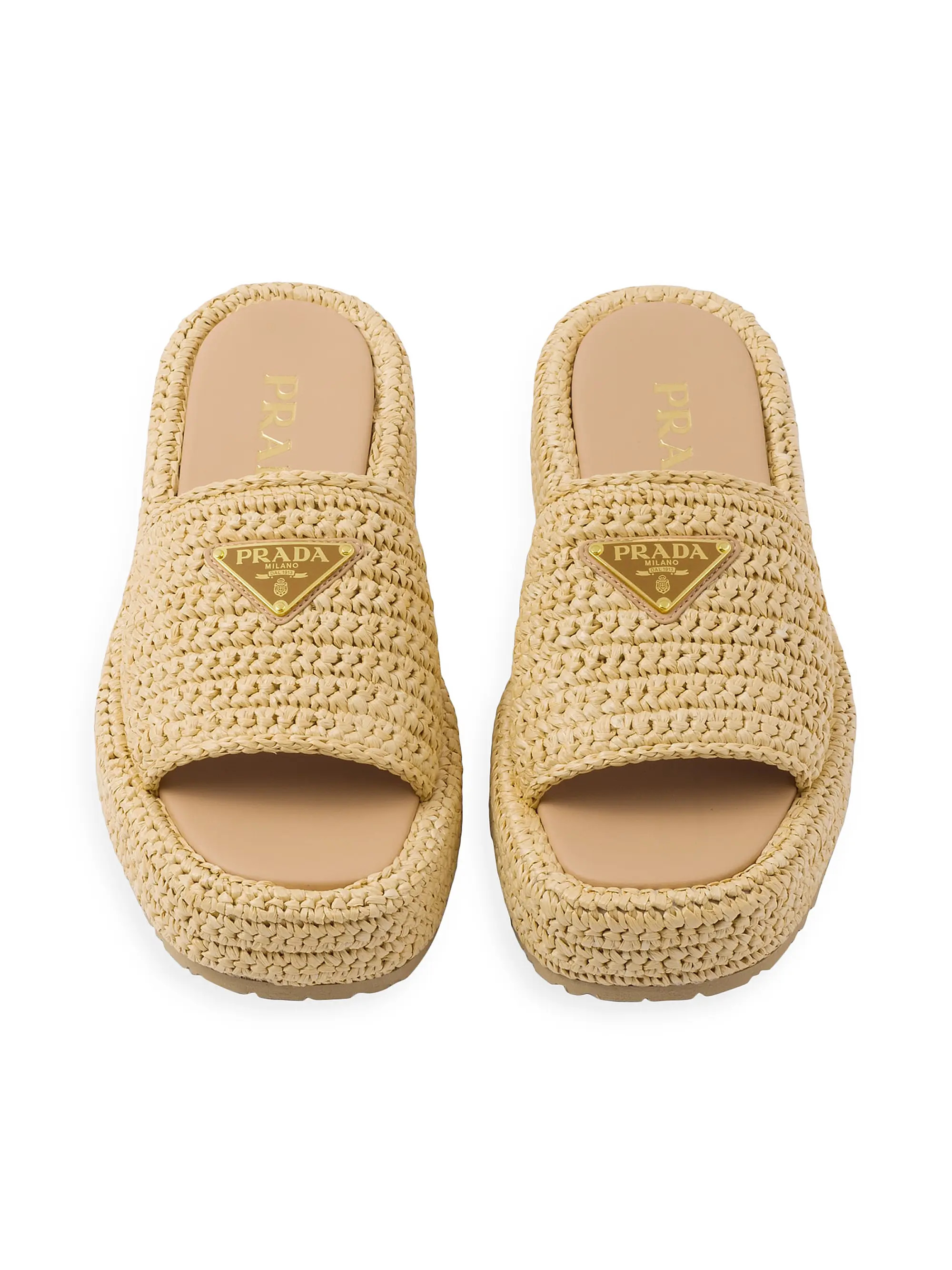 Crochet Flatform Slides | Saks Fifth Avenue