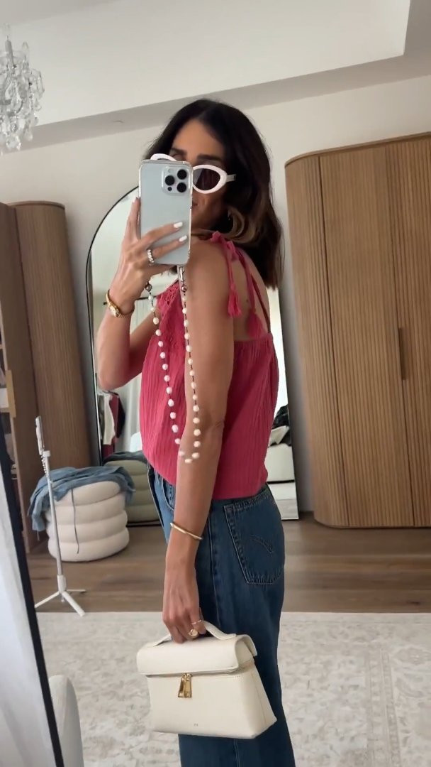 Sharing a different way I styled this set✨ I’m just shy of 5-7” wearing a size small top and size 25 jeans #stylinbyaylin #aylin #summer #summeroutfit 

 #LTKgrwm #LTKootd #LTKSeasonal