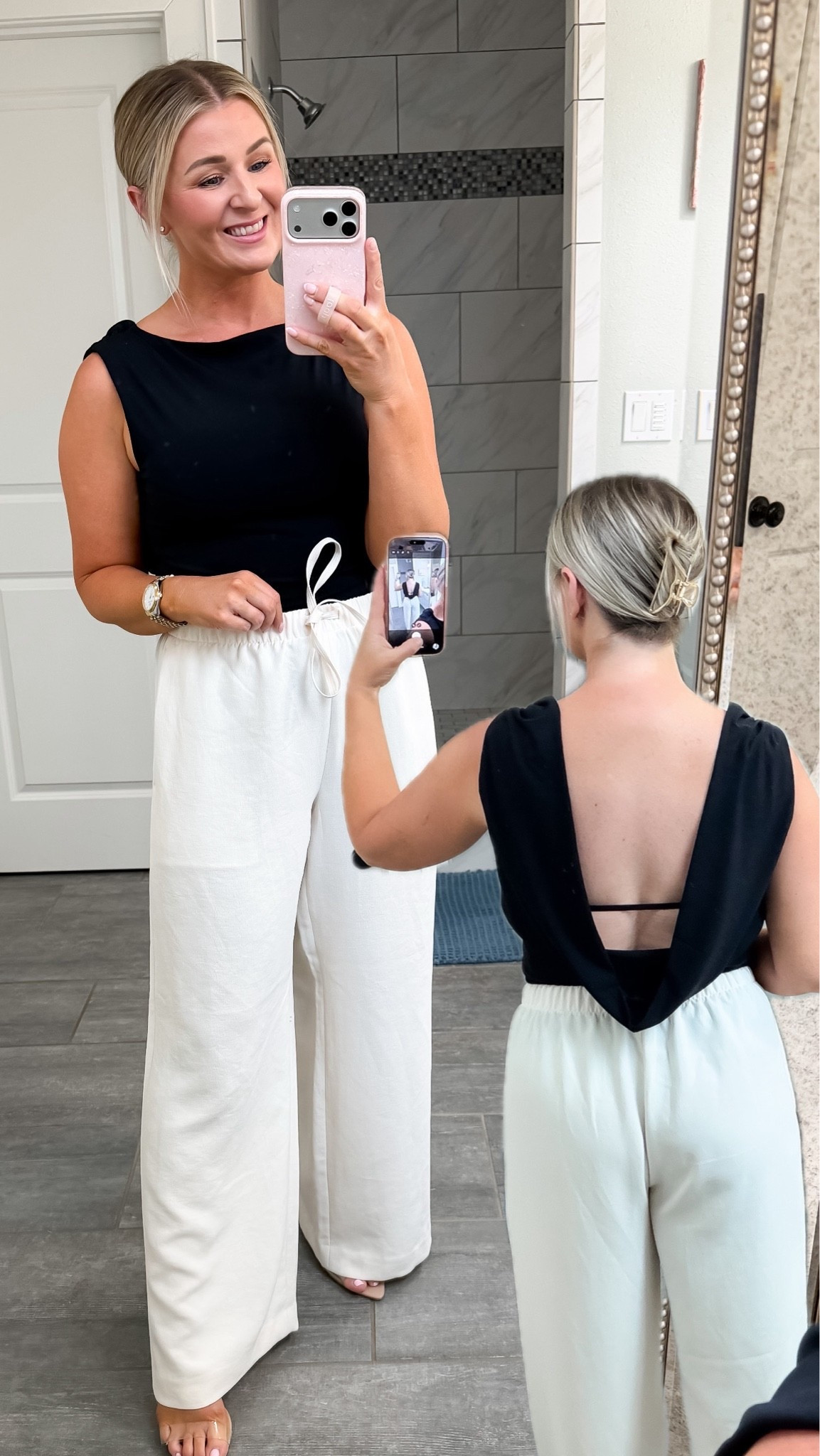 Graduation guest dress | 
Small top
Medium short lodge pants

#LTKSaleAlert #LTKPetite #LTKOver40