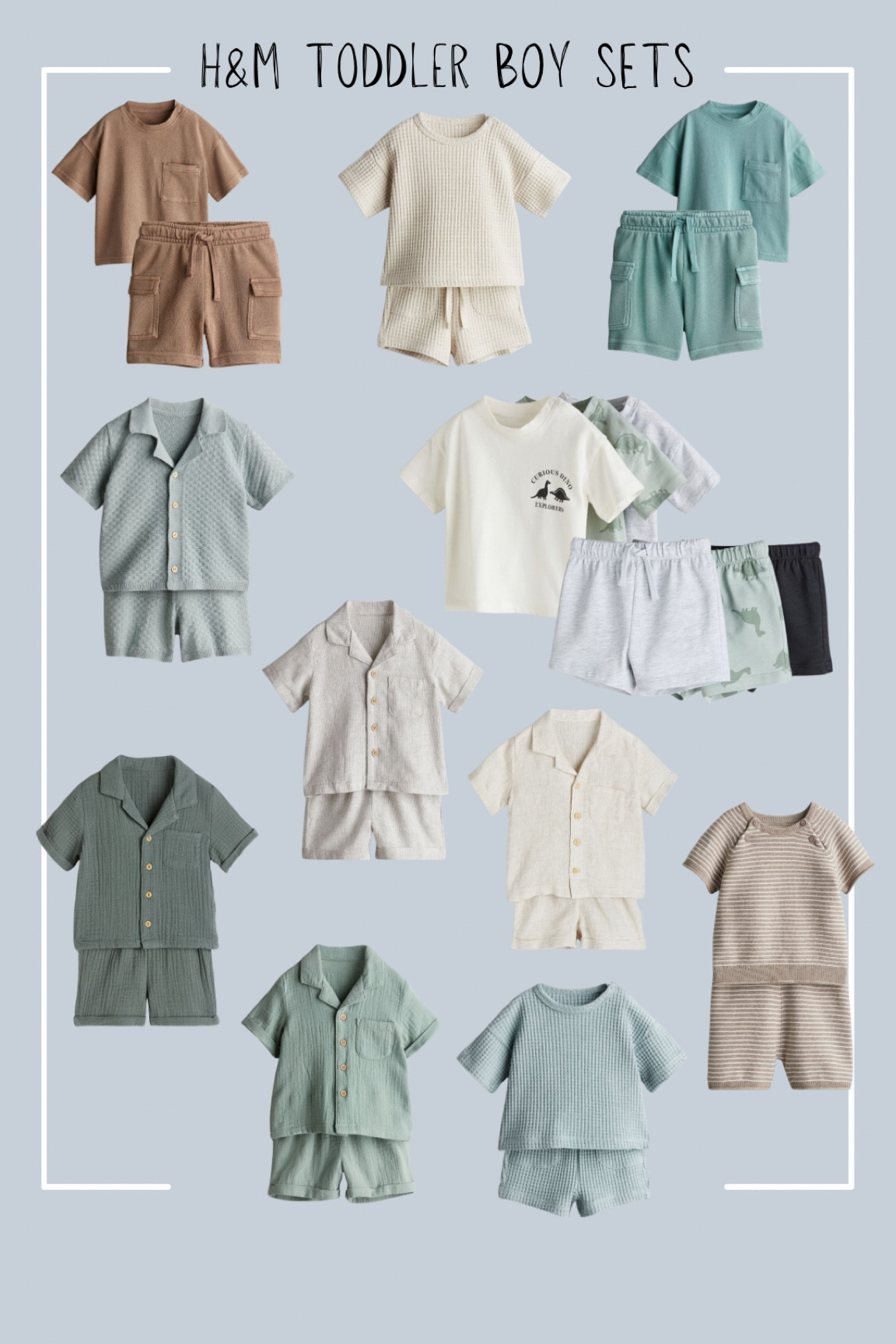 H&M Toddler Boy Outfit Sets 
20% off $100+ today for members!! 

#LTKsalealert #LTKbaby #LTKkids