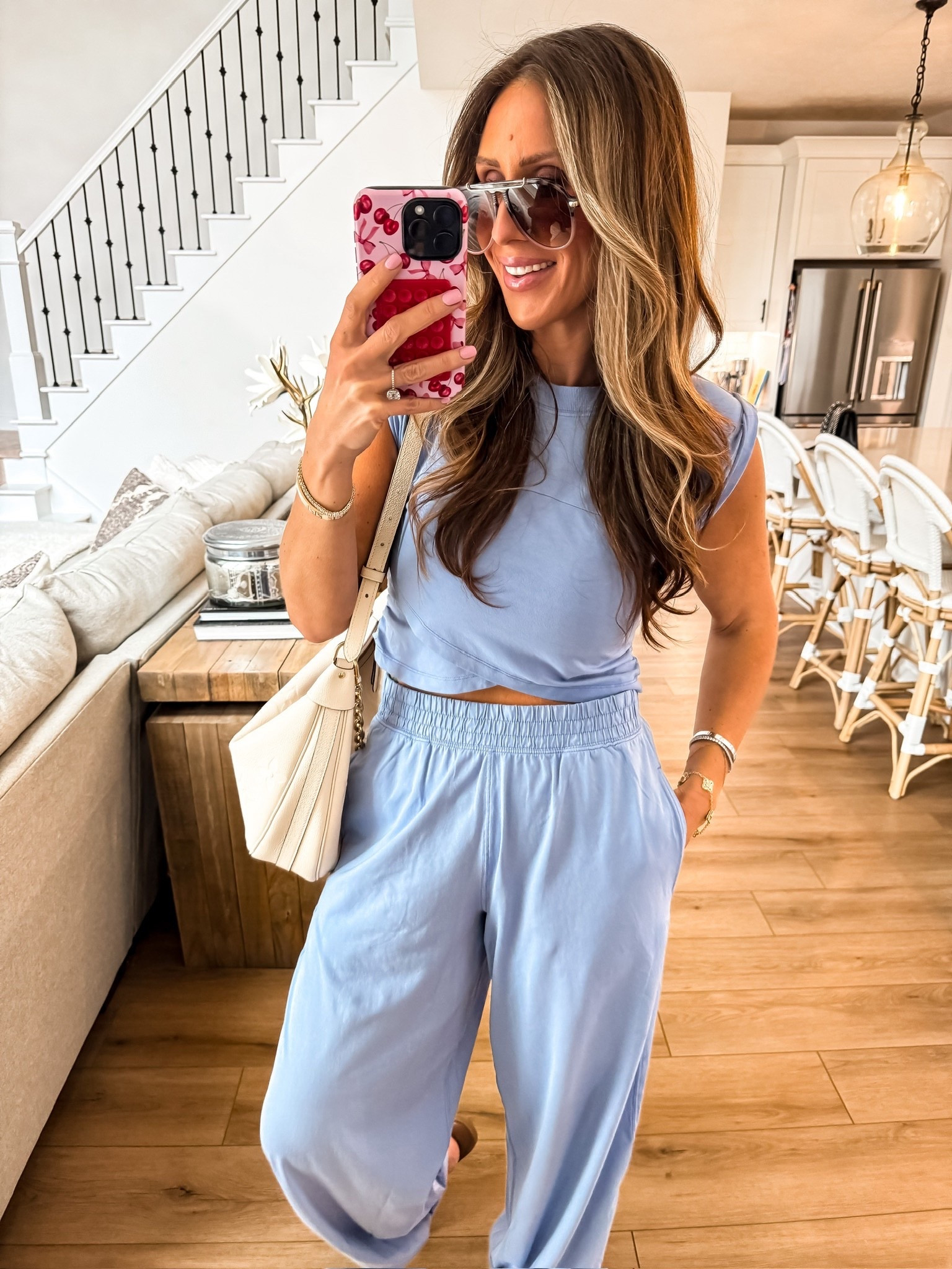 Free people Athleisure at, matching set, everyday outfit, sweatpants, themominstylee

#LTKOver40 #LTKSeasonal #LTKTravel