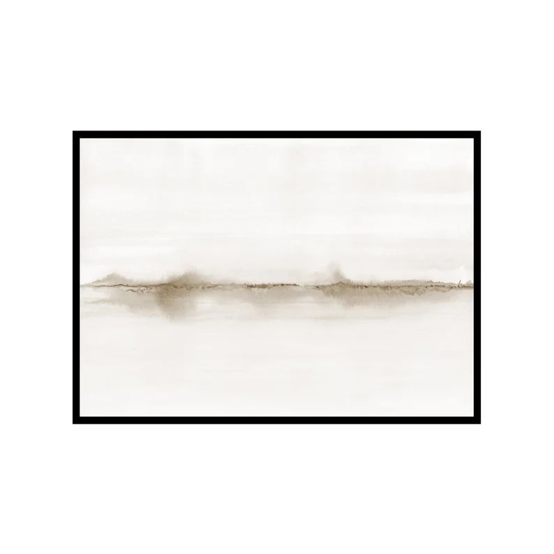 Minimalist Watercolor, Horizontal Wall Art, Printable Watercolour, Neutral Watercolor Landscape, ... | Etsy (US)