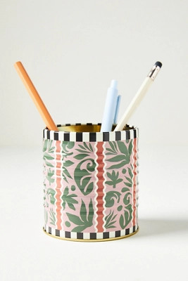 DesignWorks Ink Tin Pen Pot | Anthropologie (US)