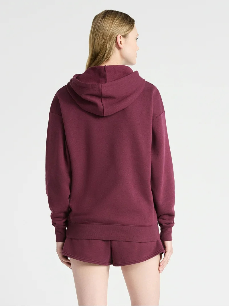 No Boundaries Essential Fleece Hoodie, Women's | Walmart (US)