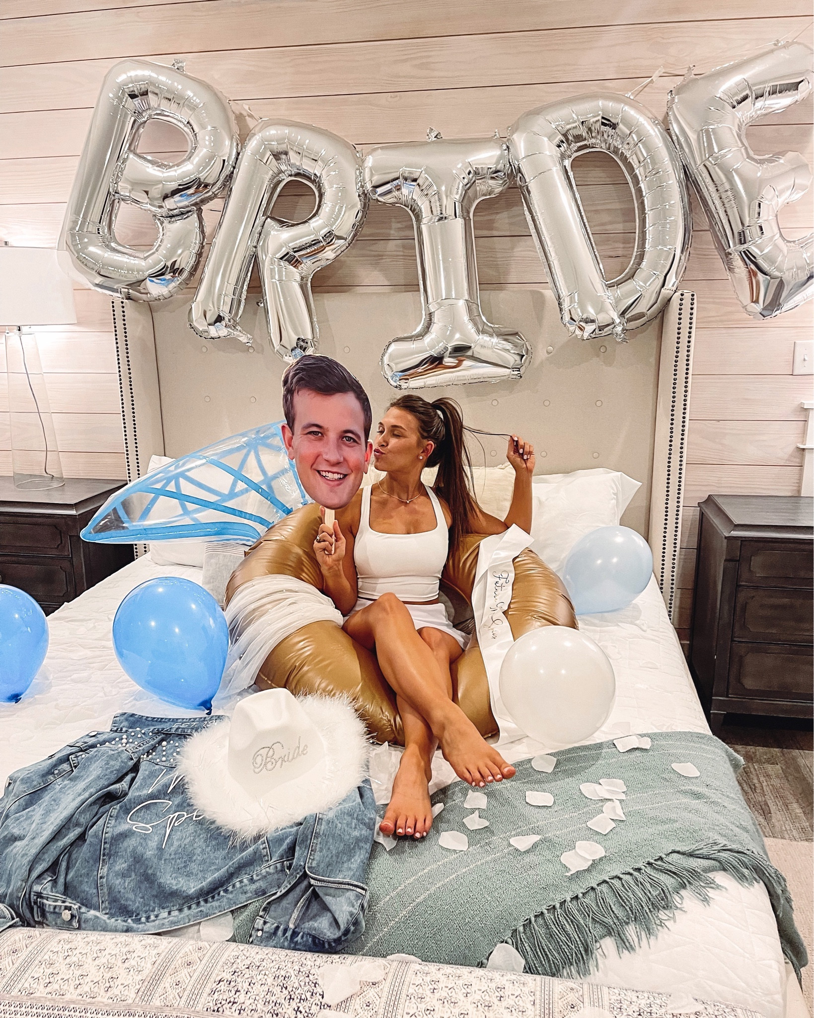 bachelorette necessities!!! white travel/lounge outfit from amazon! decor from etsy/amazon! 🤍💍💒

#LTKfindsunder100 #LTKwedding #LTKparties