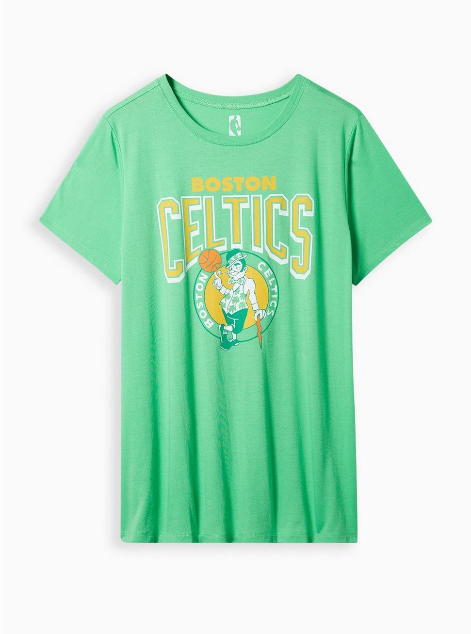 NBA Boston Celtics Classic Fit Cotton Crew Neck Tee | Torrid (US & Canada)