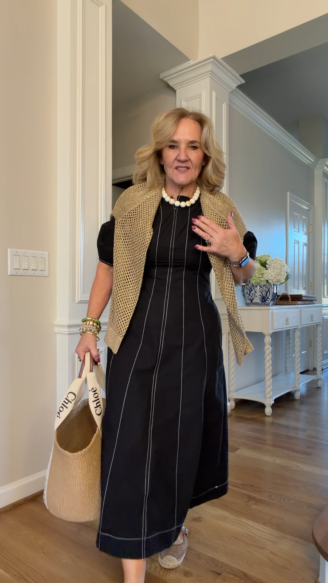 Loft dresses 
Blue eyelet medium petite 
Ecru denim medium 
Brown polkadot size small
Black V-neck size large petite but I would not size up. It’s a bit big.
Black top stitch, poplin dress size medium petite
Blue floral size medium petite

Size down in the pink slide sandals
Size down in the top striped blouse
Lace jacket, size medium, deep, blue dress size medium petite
Everything else should be true to size

Spring dresses, spring shoes, spring sandals, eat your dress wedding guest thread vacation

#LTKOver40 #LTKWedding #LTKSaleAlert

#LTKSpringSale