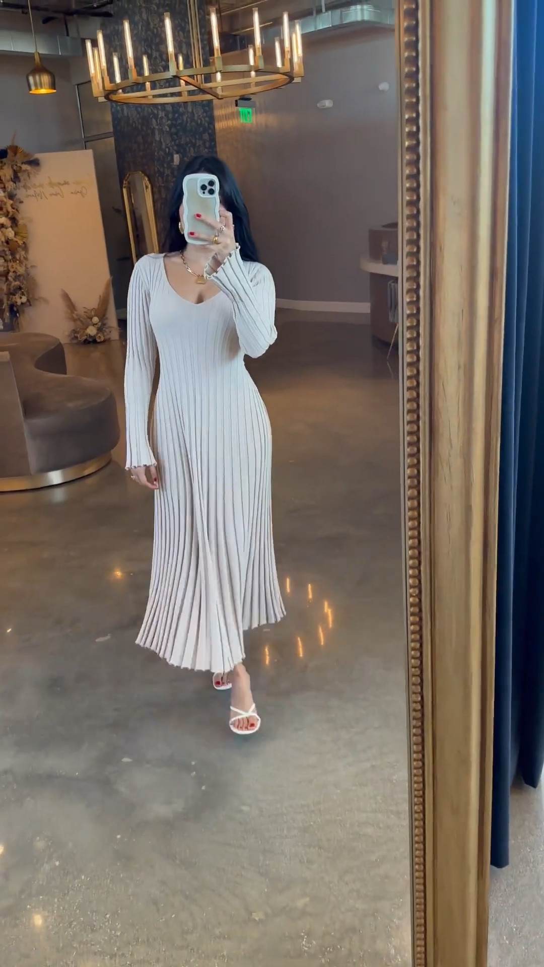 Wearing an XS🙂 #maxidress #nudedress #dissh #disshmaxidress #falldress 

#LTKstyletip #LTKHoliday