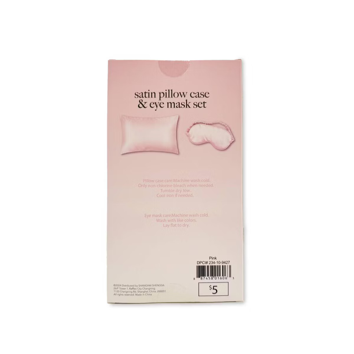 Silk Pillow Case and Eye Mask Pink - Bullseye's Playground™ | Target