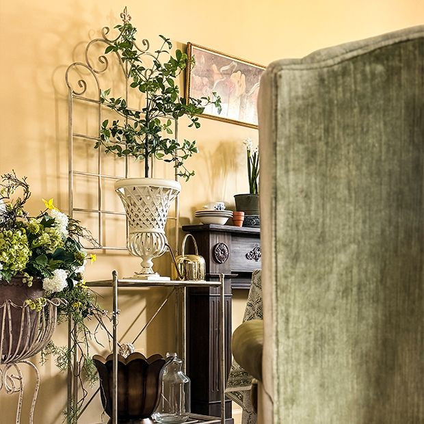 Weathered Metal Etagere Shelf | Antique Farm House