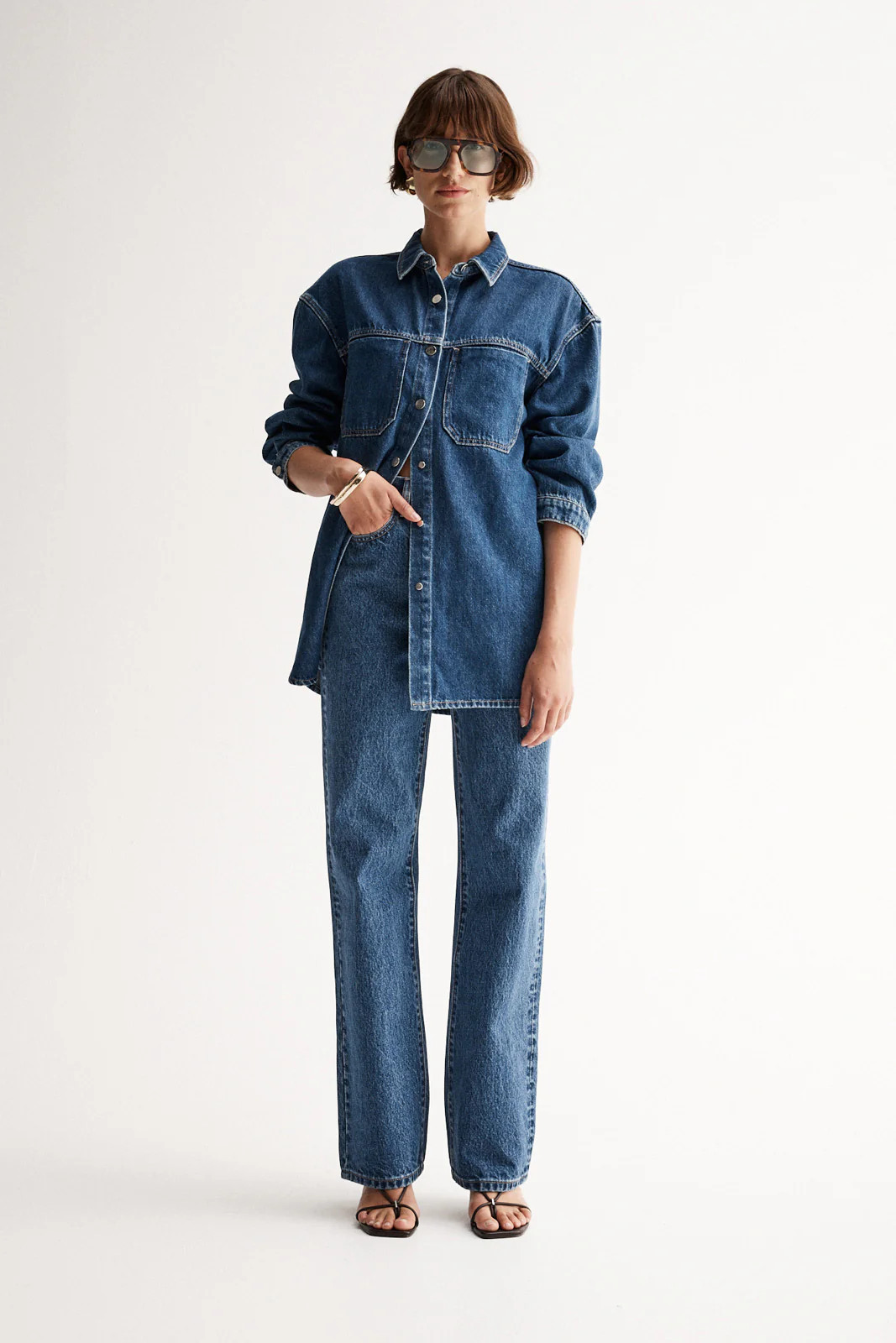 Odin Denim Shirt Dark Indigo Size 10 | Elka Collective | Elka Collective (AU, UK, US, NZ)