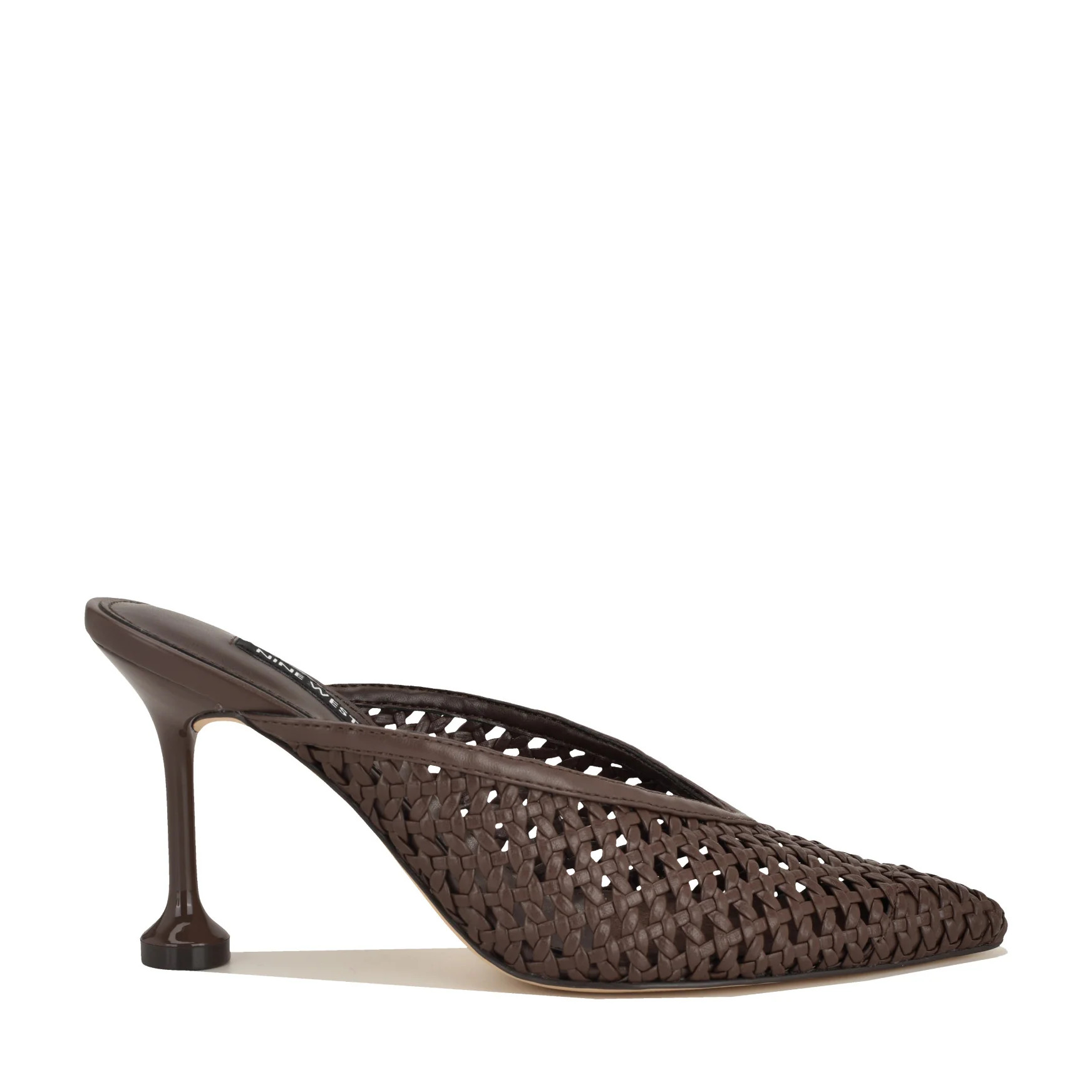 Women's Grasso Woven Mule Pumps - Dark Brown | Nine West | Nine West (US)