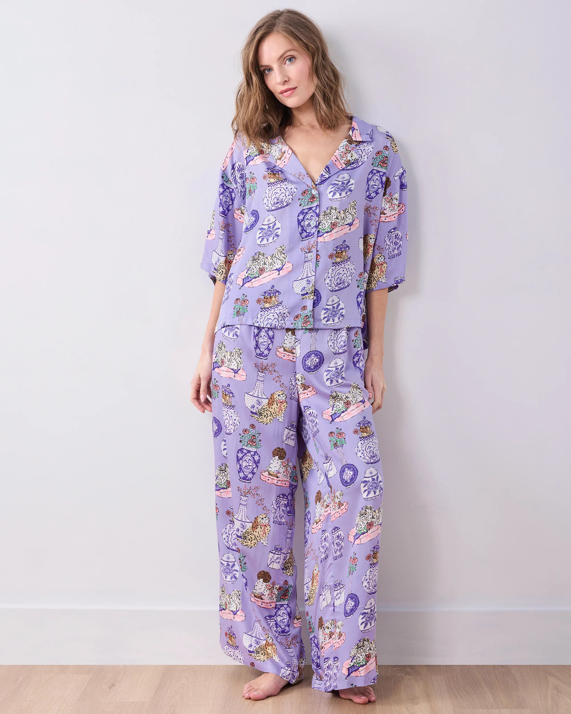 Fancy Dogs - Eco Satin Wildest Dreams Set - Lavender Glaze | Printfresh