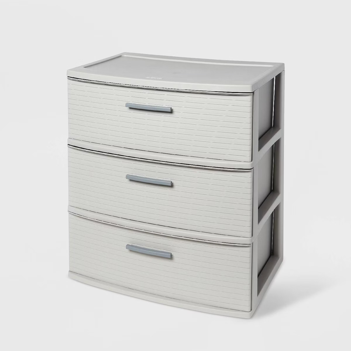 3 Drawer Wide Tower Light Gray - Brightroom™ | Target