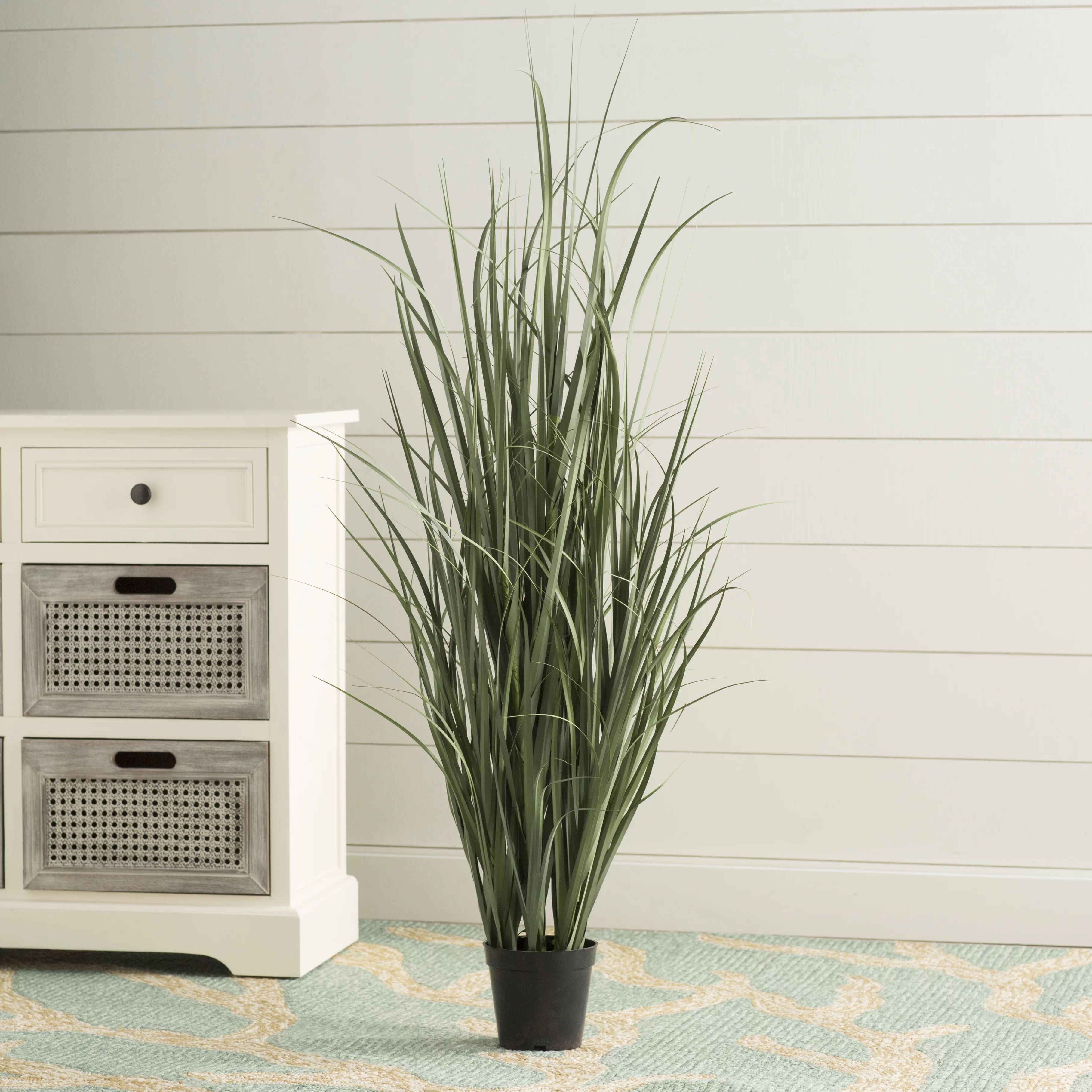 Sand & Stable Artificial Green Potted Ryegrass & Reviews | Wayfair | Wayfair North America