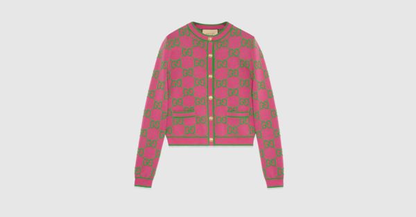 GG cotton and silk blend cardigan | Gucci (US)