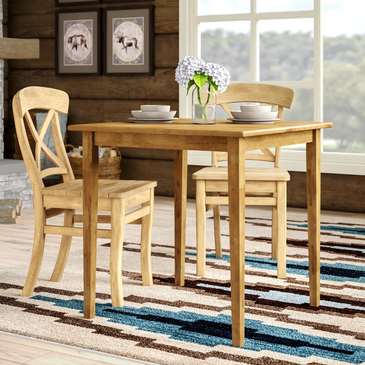 Avagrace Beech Solid Wood Dining Table | Wayfair North America