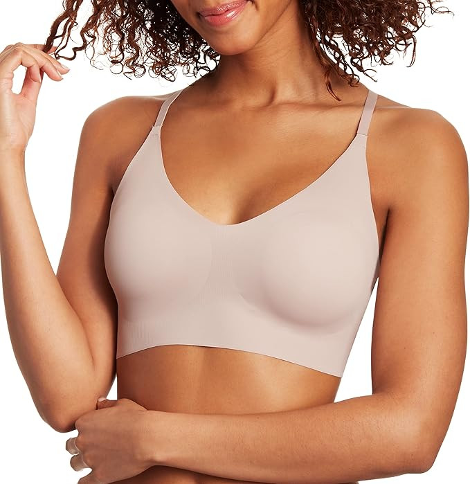 Maidenform Womens Pure Comfort Bralette with Lace Trim, Pullover Wireless Bra, Lace Racerback | Amazon (US)