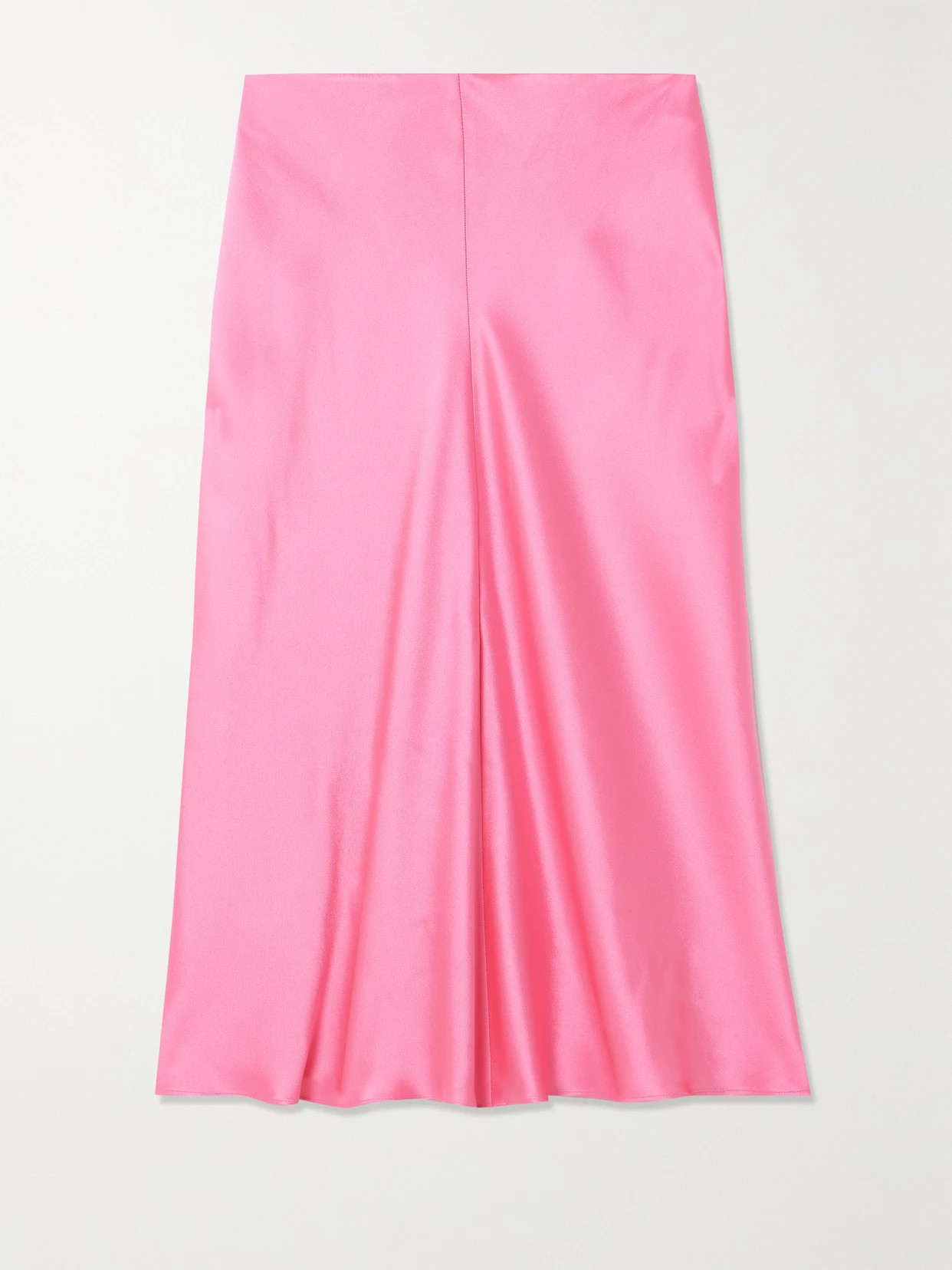 Stella McCartney - Paneled Satin Midi Skirt - Pink | NET-A-PORTER (UK & EU)