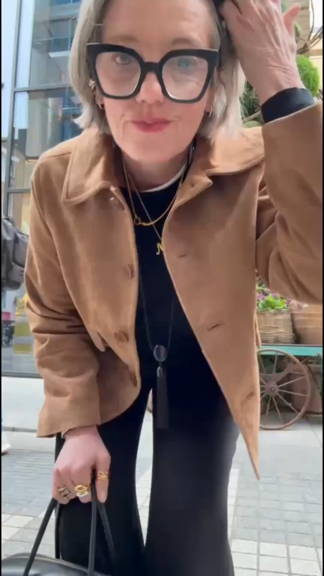 Spring Outfit of the Day! Wearing a Versatile Suede Jacket and a pair of   Zara Straight Leg Trousers🤎
Jacket size 12
Zara trousers size medium 


Spring Style, Spring Outfit Inspiration, Spring Jacket, New Season, Suede Jacket, Wide Leg Trousers, M&S Loafers, City Style, City Outfit, Easy Spring Outfit 

#LTKspring #LTKeurope #LTKuk